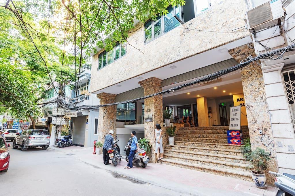 Apartamento An Nguyen Building Hanói Exterior foto